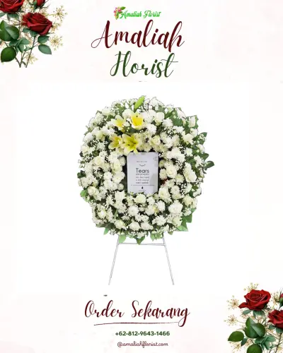 Krans Bunga Duka Cita di Gambuhan